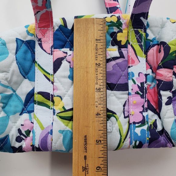 Vera Bradley Gorgeous Spring Satchel Crossbody Bag / Purse; Approx. 5 x 10 x 4 - Picture 5 of 9